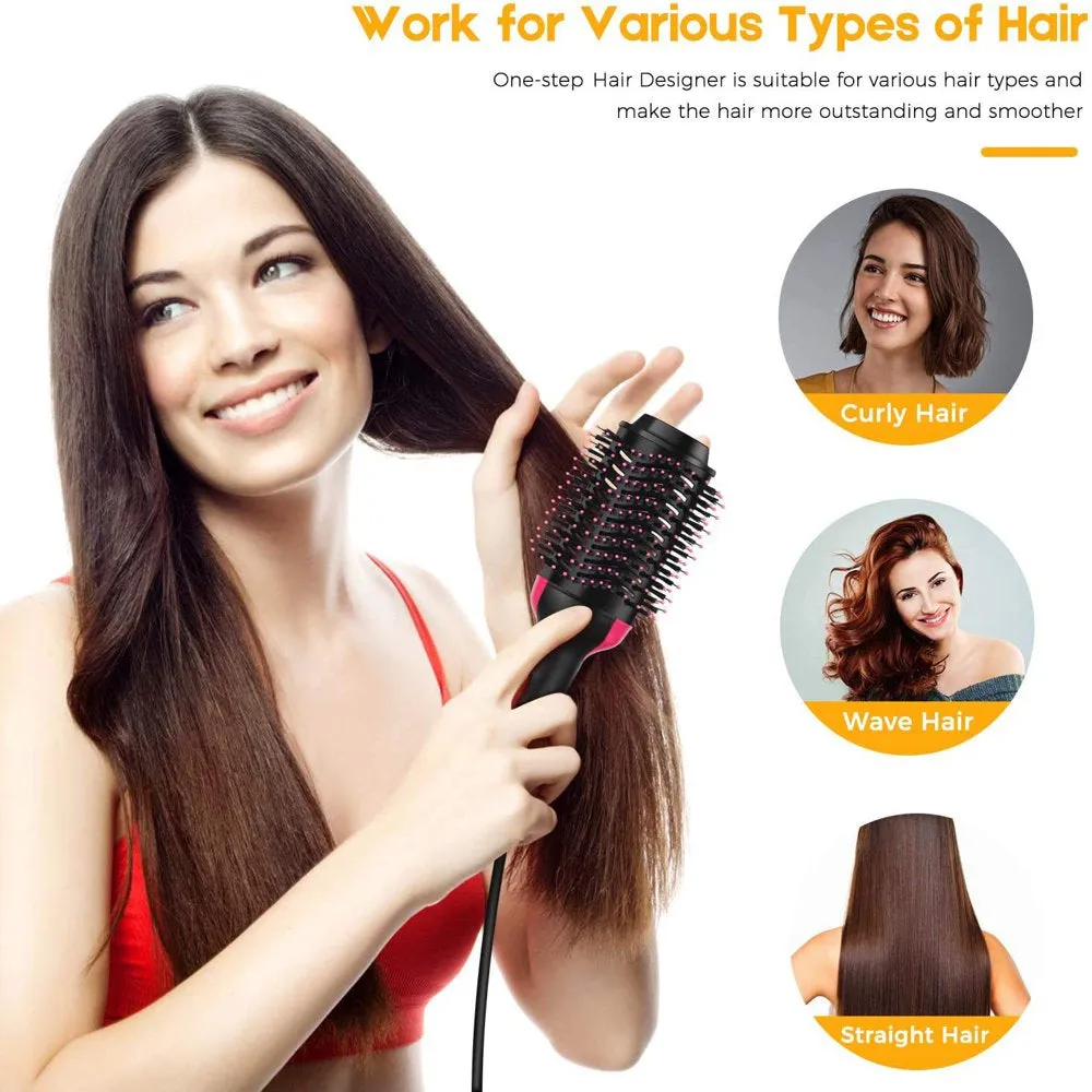 One Step Hair Dryer Brush, 4 in 1 Hair Dryer and Styler Volumizer Professional Hot Air Brush for Drying, Straightening, Curling, Salon for Valentine'S Day Gifts for Women