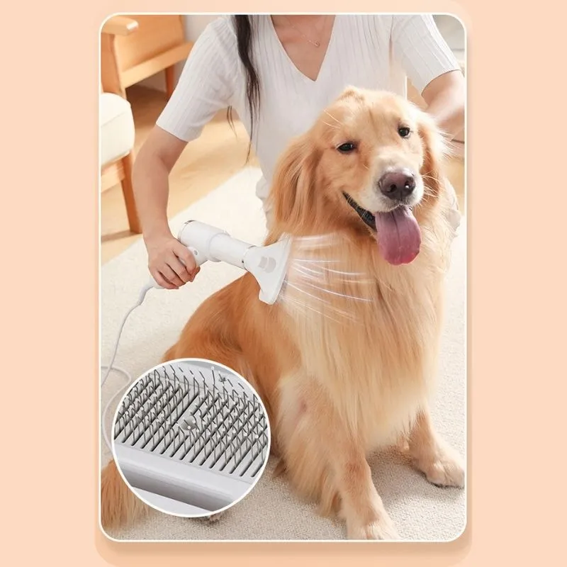 Pet 2-in-1 Dryer with Slicker Brush