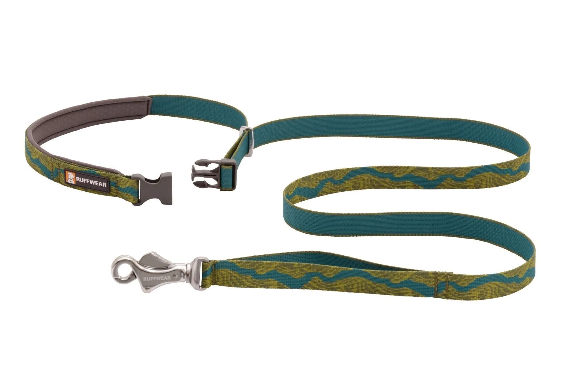 Ruffwear Flat Out™ Patterned & Multi-Use Dog Leash (Fall Mountains)