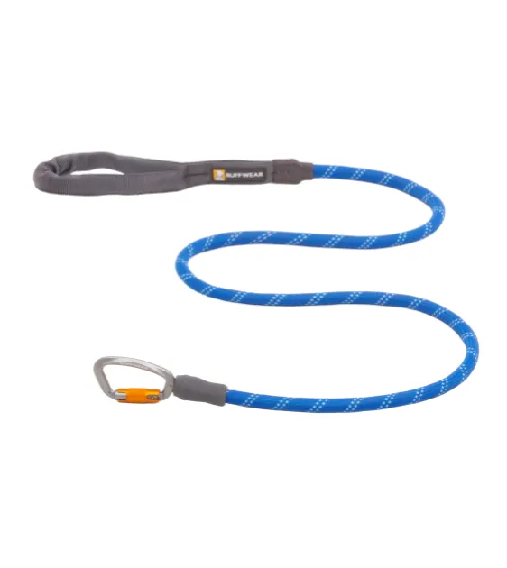 Ruffwear Knot-a-Leash™ Reflective Rope Dog Leash with Locking Carabiner (Blue Pool)