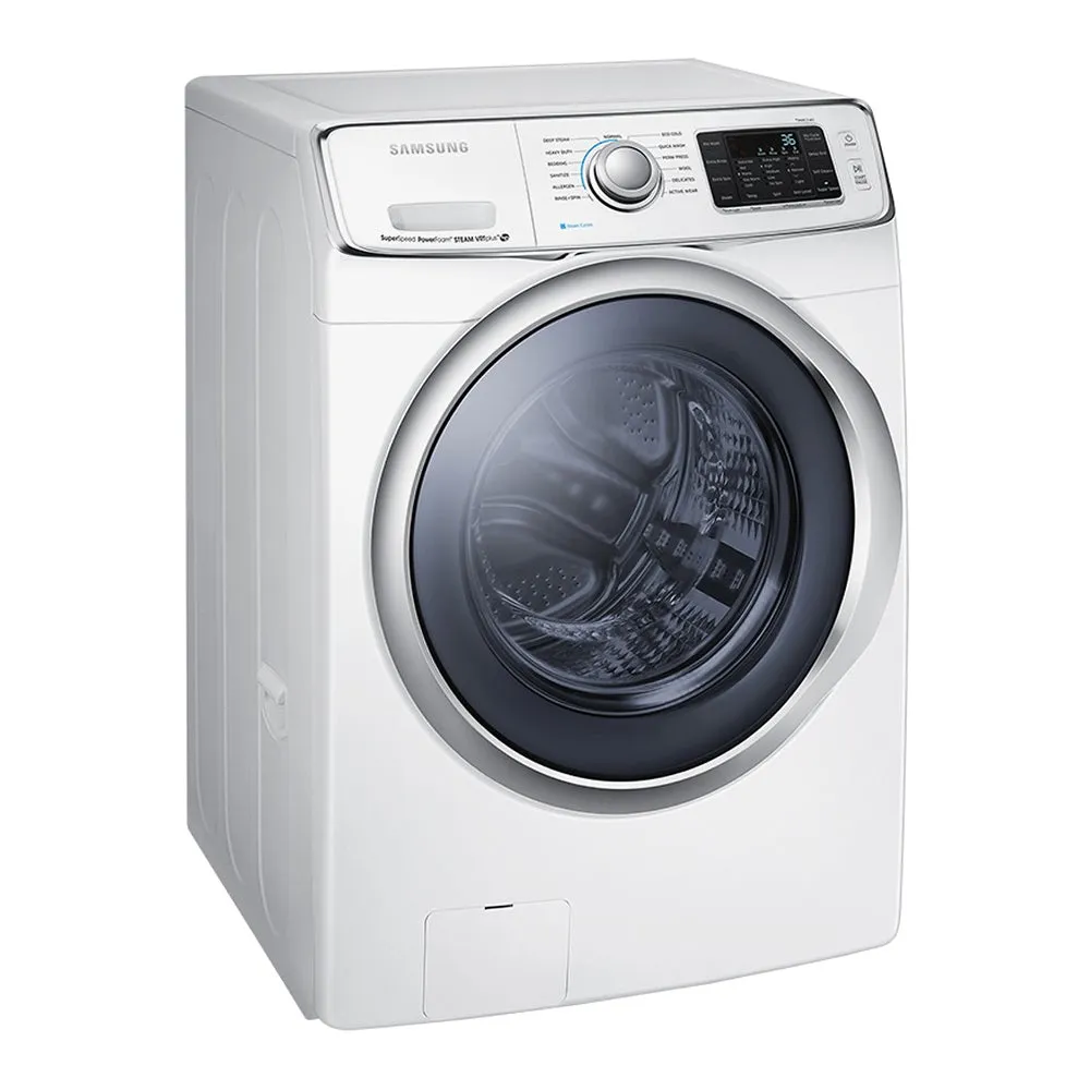 Samsung - 4.5 Cu. Ft. 13 Cycle High Efficiency Steam Front Loading Washer - White