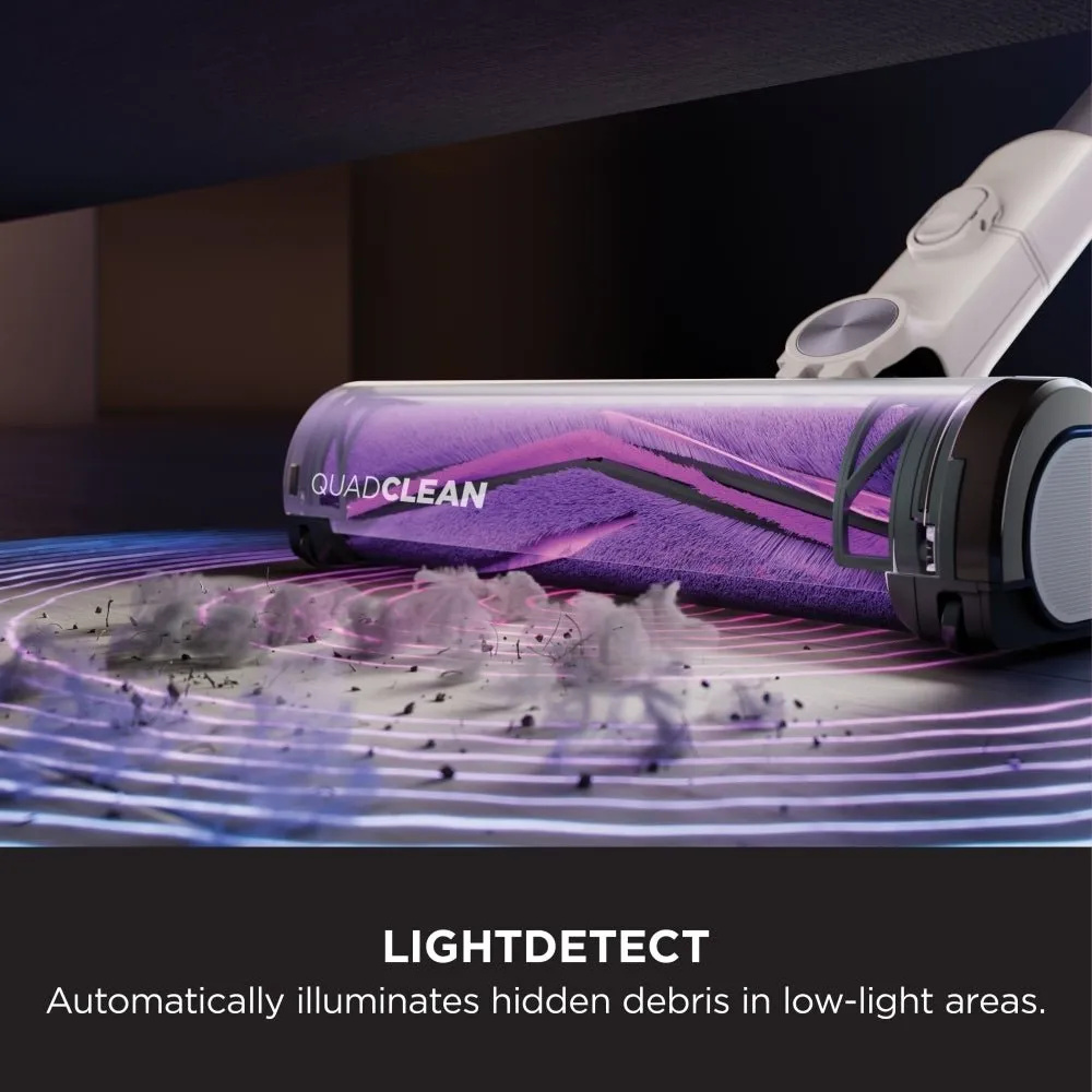 Shark IW3510UK Detect Pro Cordless Auto-Empty System Cordless Vacuum Cleaner With Up To 60 Minutes Run Time, White