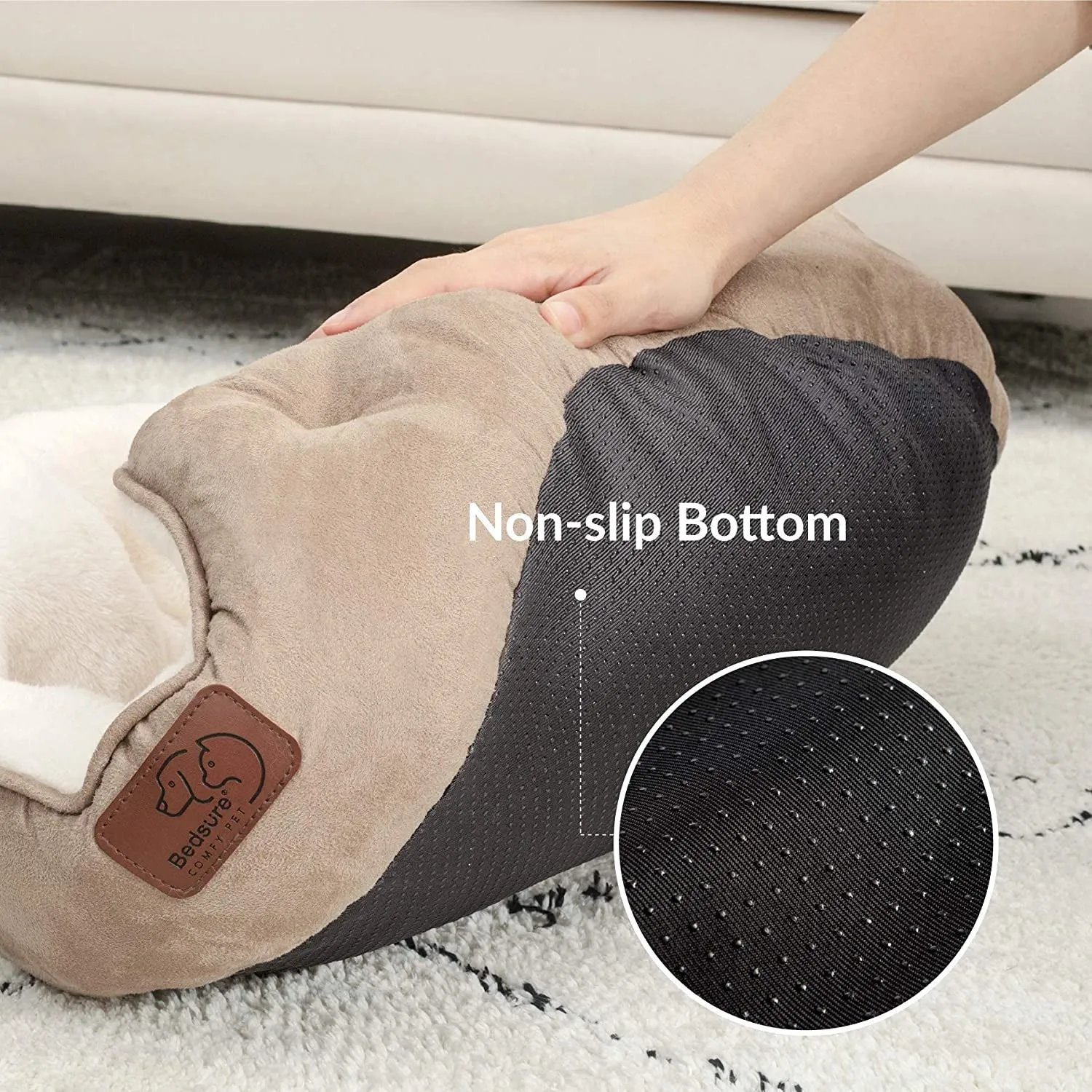 Slip-Resistant & Washable Pet Bed