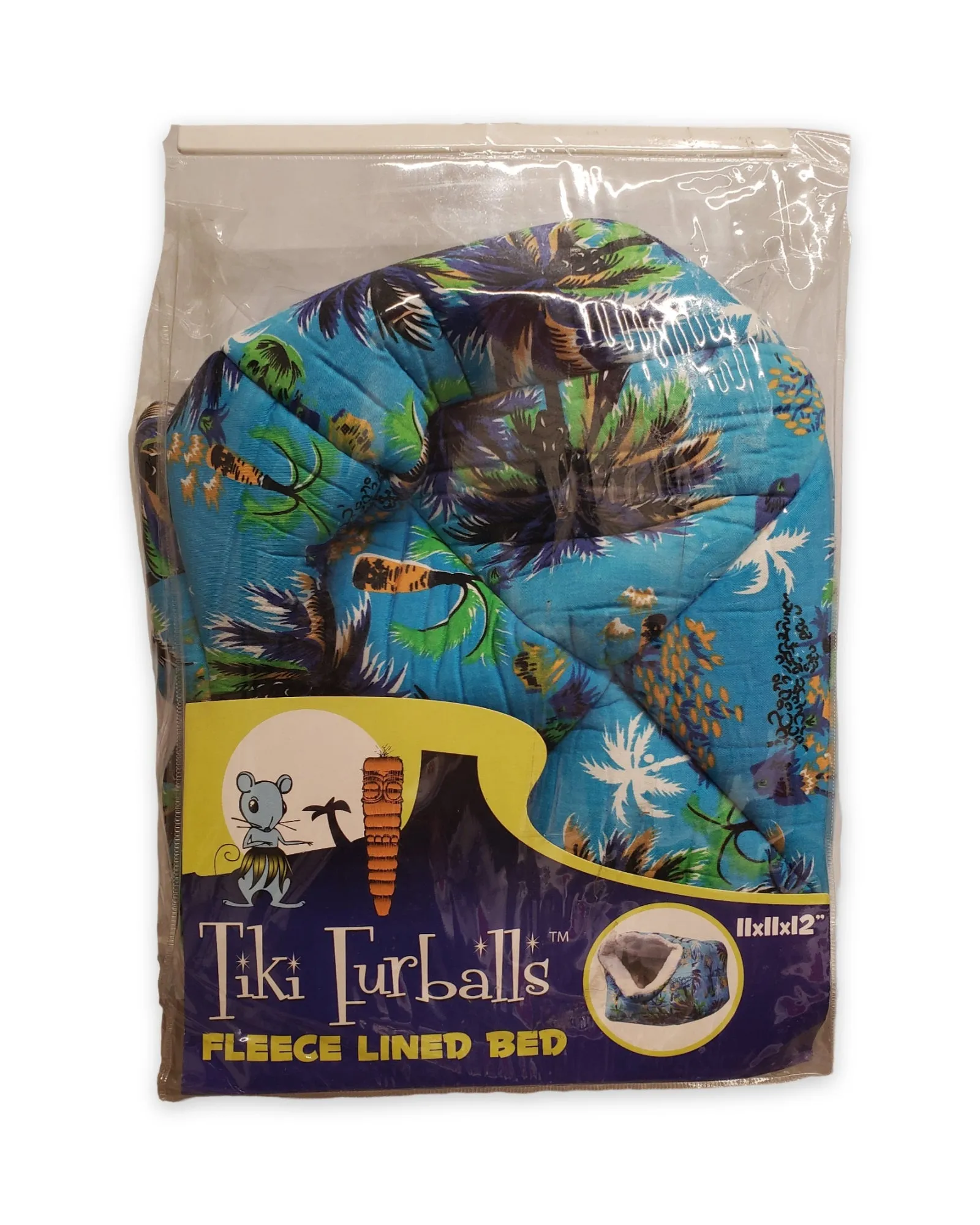 Tiki Furballs Fleece Lined Bed