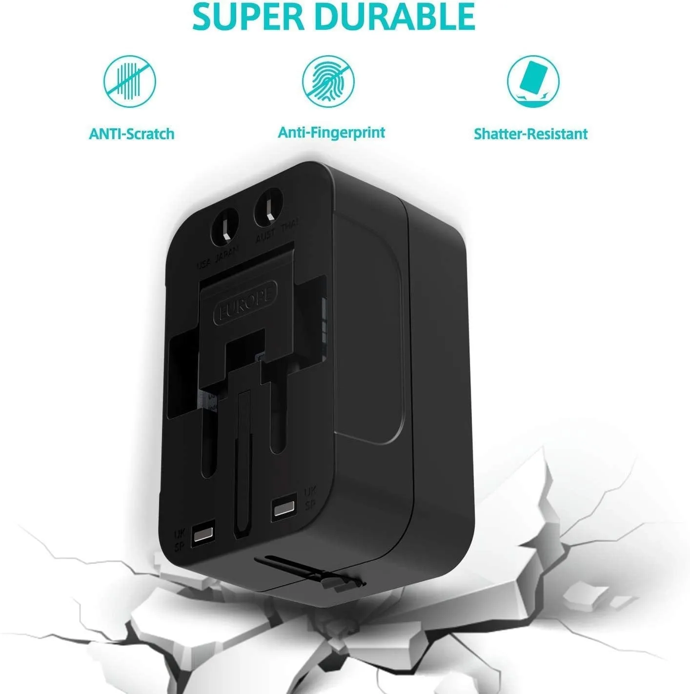 TrioCharger™️ All in One Worldwide Travel Adapter