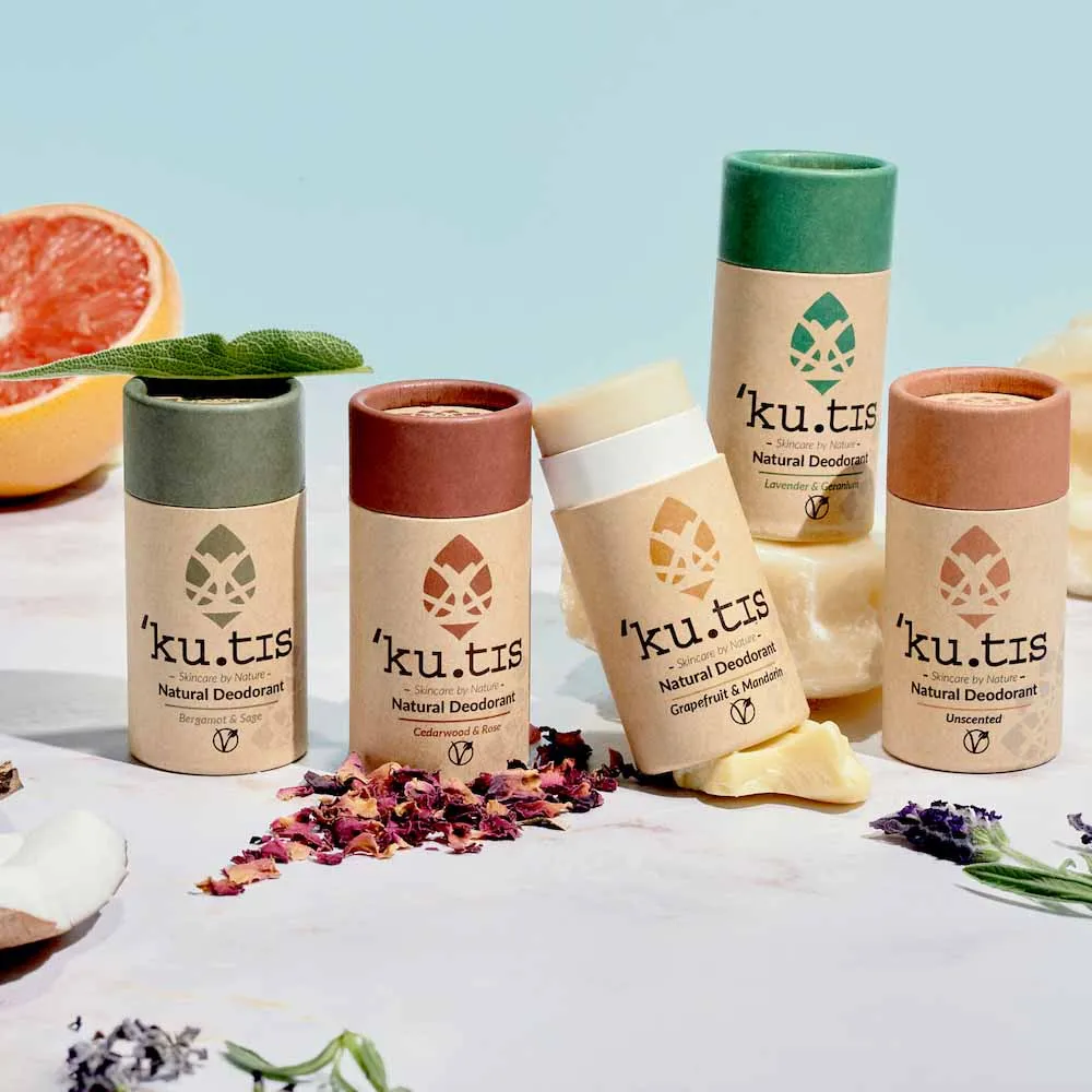 Unscented Natural Vegan Deodorant by Kutis Skincare