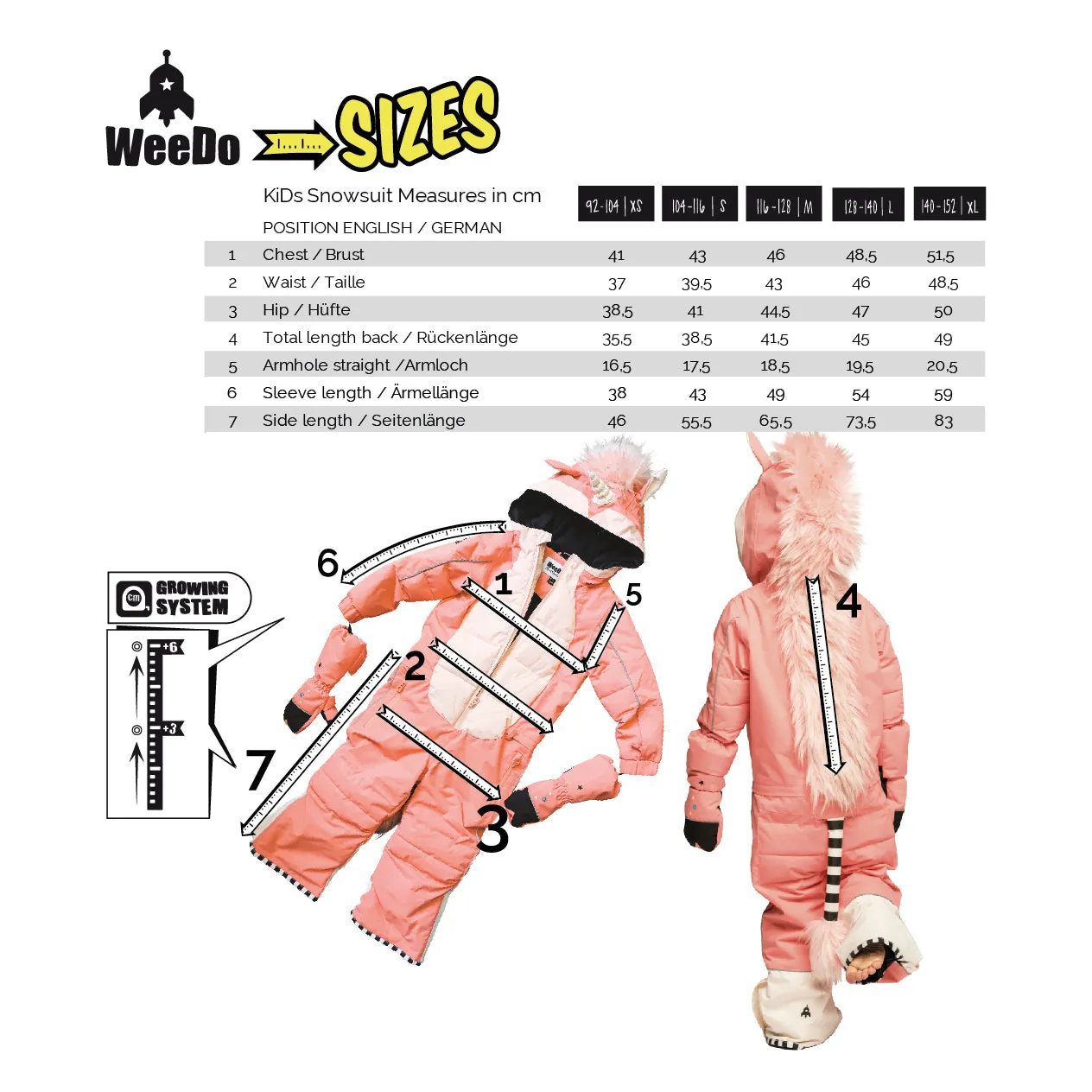 Weedo Kids Snowsuit FOXDO