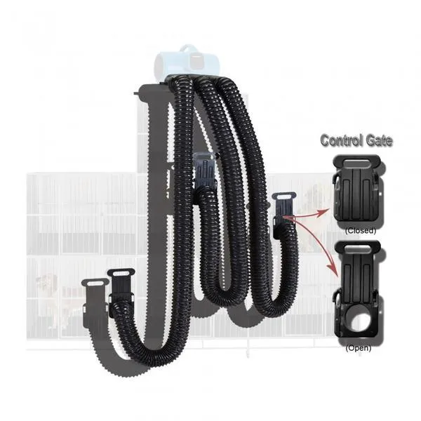 XPOWER X-800TF MDK Multi Cage Dryer Hose Kit w/ Timer & Filters