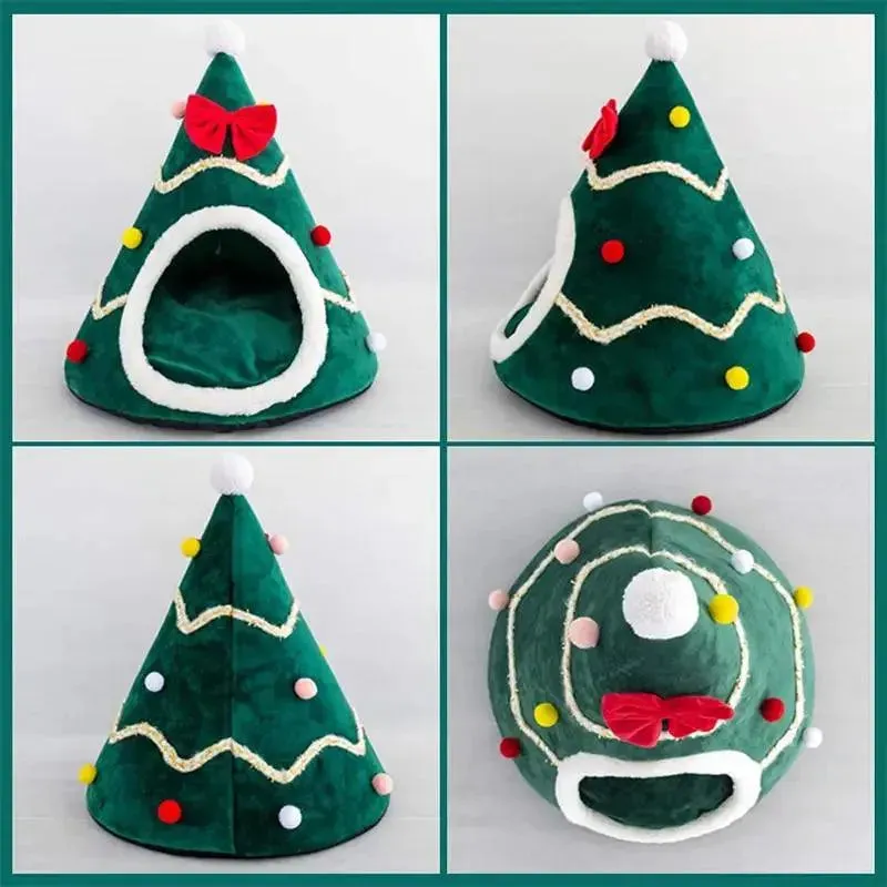 YOKEE Christmas Cozy Nest Bed